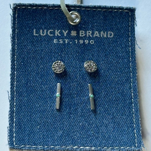 NWT Vintage Lucky Brand Stud Earring Set - Picture 2 of 10